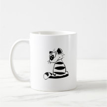 Taza divertida del gato de Schrödinger humor cient