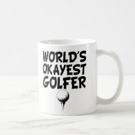 Café Taza divertida del golfista de Okayest del mundo
