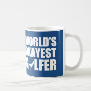 Café Taza divertida del golfista de Okayest del mundo