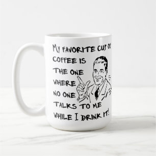 Café Taza divertida del hombre de la taza favorita de c