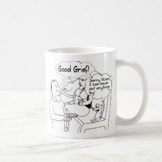 Café Taza divertida del vicario y del ratón de iglesia