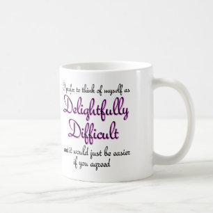 Café Taza divertida difícil o taza de viaje encantadora