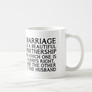 Café Taza Divertida Discusión de Matrimonio