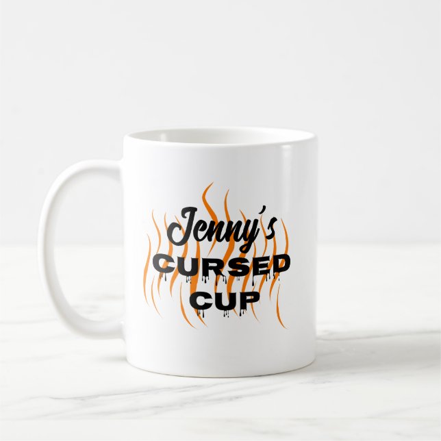 Café Taza divertida embrujada de Halloween (Izquierda)