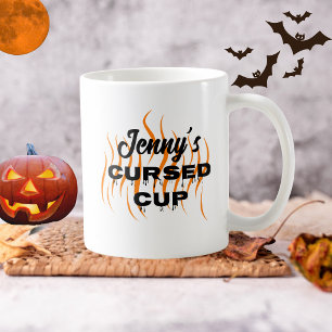 Café Taza divertida embrujada de Halloween