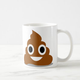 Café Taza Divertida Emoticono Emoji de Caca