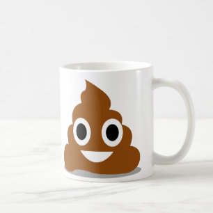 Café Taza Divertida Emoticono Emoji de Caca