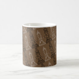 Café Taza Divertida Figuras de Ajedrez