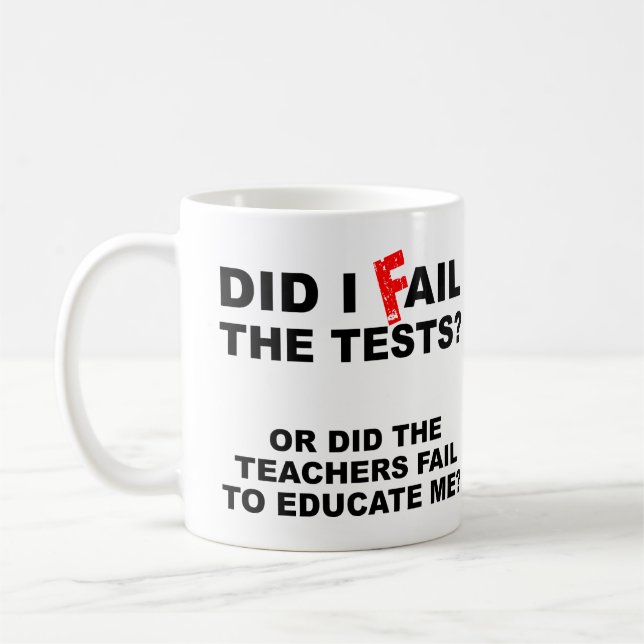 Café Taza Divertida Fracaso de Profesor (Izquierda)