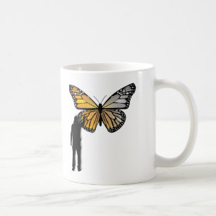 Café Taza Divertida Grafiti de Mariposa