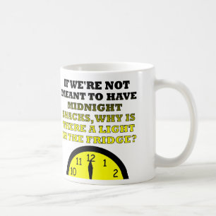 Café Taza Divertida Luz de Nevera para Aperitivos de Me