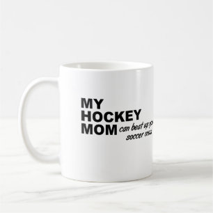 Café Taza Divertida Mamá de Hockey