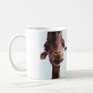 Café Taza divertida Nope de la jirafa no hoy