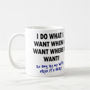 Café Taza Divertida o Taza de Viaje con Frases de Permi