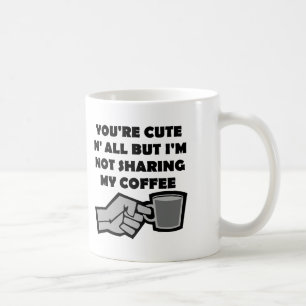 Café Taza Divertida o Taza de Viaje No Compartiré Mi Ca