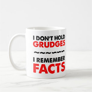 Café Taza divertida o taza de viaje 'No guardo rencores