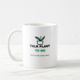 Café Taza divertida para amantes de las plantas: Háblal