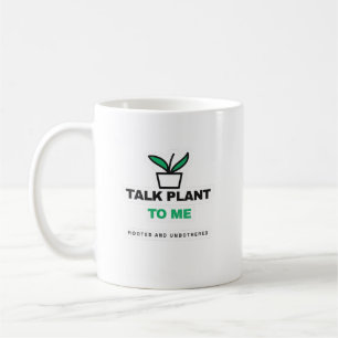 Café Taza divertida para amantes de las plantas: Háblal