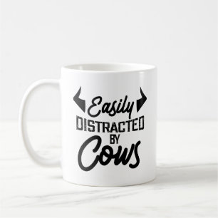 Café Taza divertida para amantes de las vacas, fácilmen