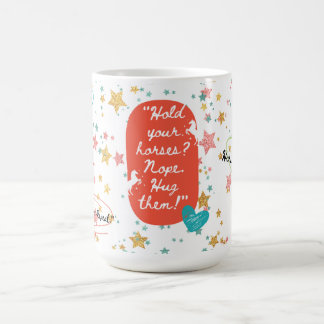 Café Taza divertida para amantes de los caballos