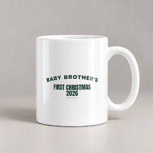 Café Taza divertida para el primer Navidad de Hermano M