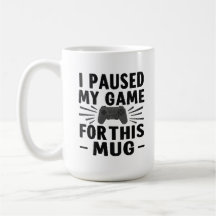 Taza divertida para jugadores de videojuegos - Caf