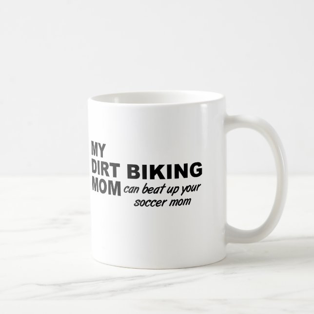 Café Taza divertida para mamá de moto de cross (Derecha)