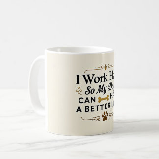 Café Taza divertida para mamá de perro – 11 oz con text