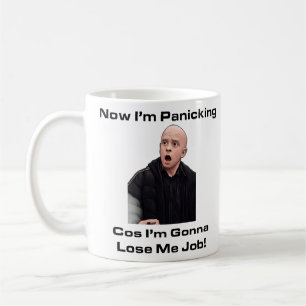 Café Taza divertida para momentos de pánico Taza de caf