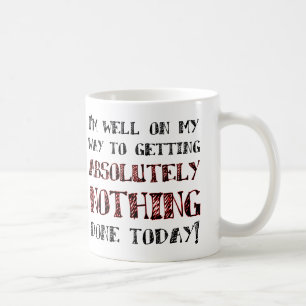 Café Taza divertida para no hacer nada o Taza de viaje