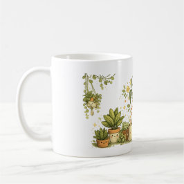 Café Taza divertida para padres de plantas para amantes