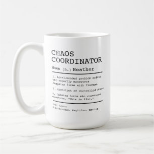 Café Taza divertida para regalar al jefe Coordinador de