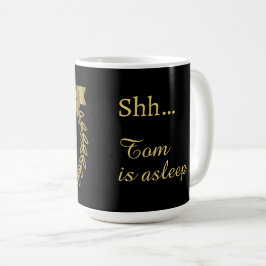 Café Taza divertida personalizada Campeón de la siesta 