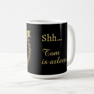 Café Taza divertida personalizada Campeón de la siesta