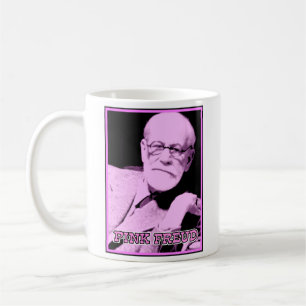 Café Taza divertida rosada de Freud
