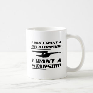 Café Taza divertida Starship de relación