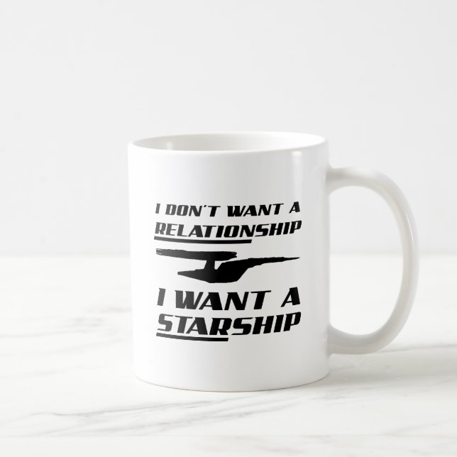 Café Taza divertida Starship de relación (Derecha)