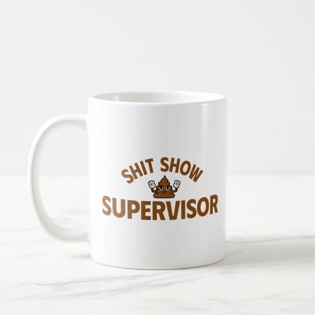 Café Taza Divertida Supervisora de Espectáculos Shhh (Izquierda)