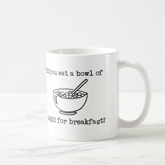 Café Taza Divertida Tonta De Bol (Derecha)