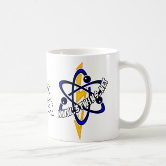 Café Taza doble del logotipo de Hatman