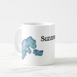 Café Taza - Dragones de madre e hijo con nombre