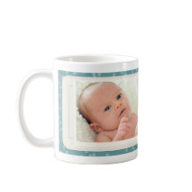 Taza dulce de la invitación del nacimiento del