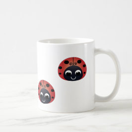 Café Taza dulce de la mariquita