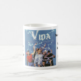 Café Taza eléctrica de los vaqueros de Vida