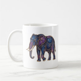 Café Taza Elefante Celestial Línea de Lujo Arte