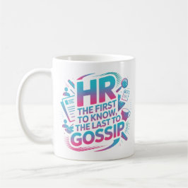 Café Taza elegante con cita para profesionales de RRHH