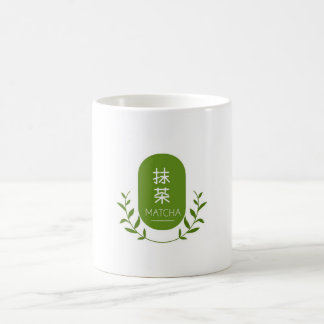 Café Taza elegante de bebida de matcha