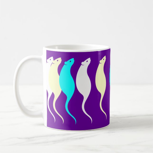 Café Taza elegante de las ratas (Izquierda)