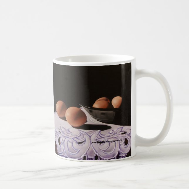 Café Taza elegante de los huevos (Derecha)