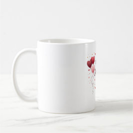 Café Taza elegante del día de San Valentín